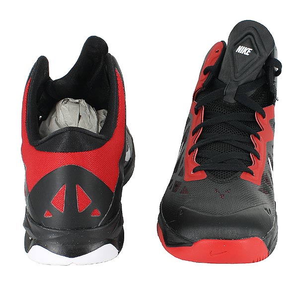 nike zoom red black
